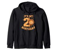 C'est Mon 2e Anniversaire, Lion Child, Fille Sweat à Capuche