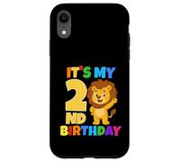 C'est Mon 2ème Anniversaire Lion Safari Jungle Party Age 2 Coque pour iPhone XR
