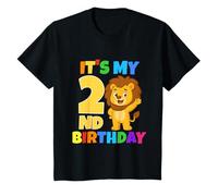 C'est Mon 2ème Anniversaire Lion Safari Jungle Party Age 2 T-Shirt