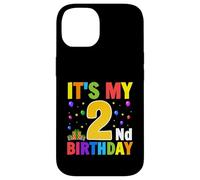 C'est Mon 2ème Cadeau d'anniversaire pour Les Tout-Petits garçons et Filles de 2 Ans Coque pour iPhone 14