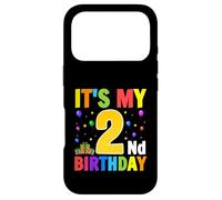 C'est Mon 2ème Cadeau d'anniversaire pour Les Tout-Petits garçons et Filles de 2 Ans Coque pour iPhone 17 Pro