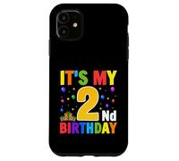 C'est Mon 2ème Cadeau d'anniversaire pour Les Tout-Petits garçons et Filles de 2 Ans Coque pour iPhone 11