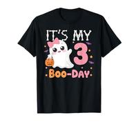 C'est Mon 3e Anniversaire, Halloween, fantôme, Fille de 3 Ans T-Shirt
