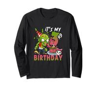 C'est mon 3e anniversaire Zombie Lover, 3 ans, Horror Bday Manche Longue