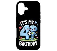 C'est Mon 4e Anniversaire, Robot Soccer Fun Coque pour iPhone 17