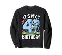 C'est Mon 4e Anniversaire, Robot Soccer Fun Sweatshirt