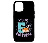 C'est Mon 5e Anniversaire, Deer Child Girl Coque pour iPhone 12/12 Pro