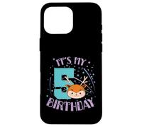 C'est Mon 5e Anniversaire, Deer Child Girl Coque pour iPhone 16 Pro Max