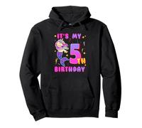 C'est mon 5e anniversaire Licorne Sirène 5 ans Mermicorn Sweat à Capuche