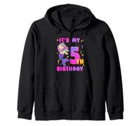 C'est mon 5e anniversaire Licorne Sirène 5 ans Mermicorn Sweat à Capuche