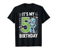 C'est Mon 5e Anniversaire Robot Soccer Robot T-Shirt