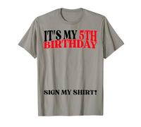 C'est mon 5e anniversaire, signe-moi T-Shirt