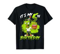 C'est Mon 5e Anniversaire Zombie, 5 Ans, Joyeux Halloween pour Les Enfants T-Shirt