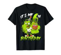 C'est Mon 6ème Anniversaire Zombie 6 Ans Joyeux Halloween Kids T-Shirt