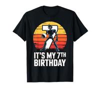 C'est Mon 7e Anniversaire Robot Boy Retro T-Shirt