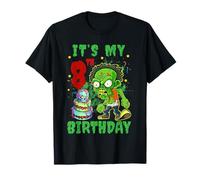 C'est Mon 8e Anniversaire Zombie Lover, Enfants de 8 Ans T-Shirt