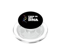 C'est Mon ADN, Fier Pays du Drapeau Patriotique d'Antigua PopSockets PopGrip pour MagSafe
