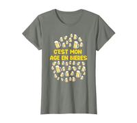 C'est Mon Age en Bières 40 Anniversaire Cadeau Drôle T-Shirt