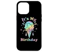C'est Mon Anniversaire, crème glacée Kawaii Pastel Rainbow Coque pour iPhone 12 Pro Max