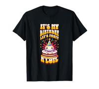 C'est mon anniversaire Faisons la fête avec beaucoup de jolis axolotl Bday Kids T-Shirt