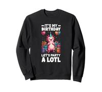 C'est Mon Anniversaire Faisons la fête, Un Anniversaire d'Axolotl Amusant Sweatshirt
