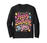 C'est Mon Anniversaire fête de Famille Manche Longue