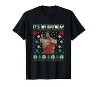 C'est mon anniversaire, Jesus Christ Holiday Winter Vibes Christmas T-Shirt