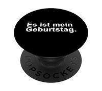 C'est Mon Anniversaire, Joyeux Anniversaire Langue Allemande PopSockets PopGrip Adhésif