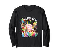 C'est mon anniversaire pour chat et chaton pour fille et garçon Manche Longue