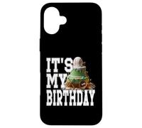 C'est Mon Anniversaire pour Les Fans de Baseball ou Les Joueurs de Jeux de Balle de Bday Coque pour iPhone 16 Plus