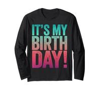 C'est Mon Anniversaire, pour Les Jeunes, Les Enfants, Les garçons, Les Filles, l'anniversaire Manche Longue