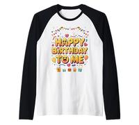 C'est Mon Anniversaire pour Tous Les Membres de la Famille Manche Raglan