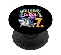 C'est Mon Anniversaire Requin Souriant PopSockets PopGrip Adhésif