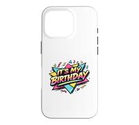 C'est Mon Anniversaire Retro Groovy Vintage Party des années 80 et 90 Coque pour iPhone 16 Pro
