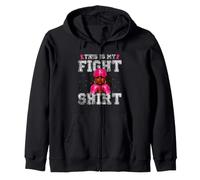 C'est Mon Combat Contre Le Cancer du Sein Walk Warrior Squad Pink Sweat à Capuche