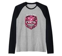 C'est Mon Combat Contre Le Cancer en Rose Manche Raglan