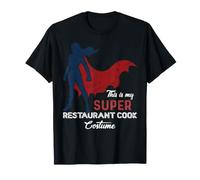 C'est Mon Costume de Super Cuisinier de Restaurant pour Halloween T-Shirt