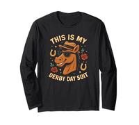 C'est mon costume Derby Day Horse Racing Funny Derby Day Manche Longue