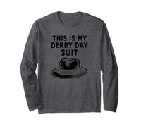 C'est mon costume Derby Day Horse Racing Funny Derby Day Manche Longue