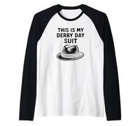 C'est mon costume Derby Day Horse Racing Funny Derby Day Manche Raglan