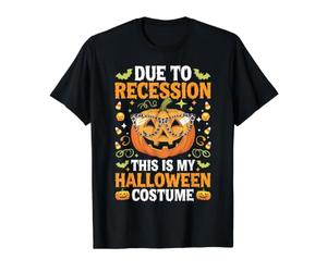 C'est Mon Costume d'halloween, Due Recession Funny Halloween T-Shirt Graphique avec Valeur