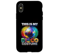 C'est Mon Costume Disco Rainbow Mirror Ball Party Dance Coque pour iPhone X/XS
