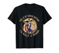 C'est Mon Costume Humain, Dragon d'halloween Magique et Fantastique T-Shirt