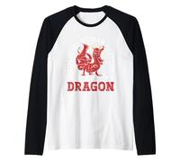 C'est Mon Costume Humain, Je suis en Fait Un Dragon pour Halloween Manche Raglan