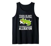C'est Mon Costume Humain, Je suis Vraiment Un Alligator Débardeur