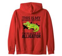 C'est Mon Costume Humain, Je suis Vraiment Un Alligator Sweat à Capuche