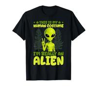 C'est Mon Costume Humain, Je suis Vraiment Un Extraterrestre pour Halloween Boys T-Shirt