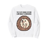 C'est Mon Costume Humain, Je suis Vraiment Un hérisson Sweatshirt