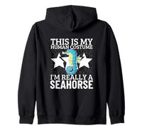 C'est Mon Costume Humain, Je suis Vraiment Un Hippocampe Sweat à Capuche