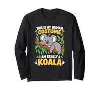 C'est Mon Costume Humain, Je suis Vraiment Un Koala Manche Longue